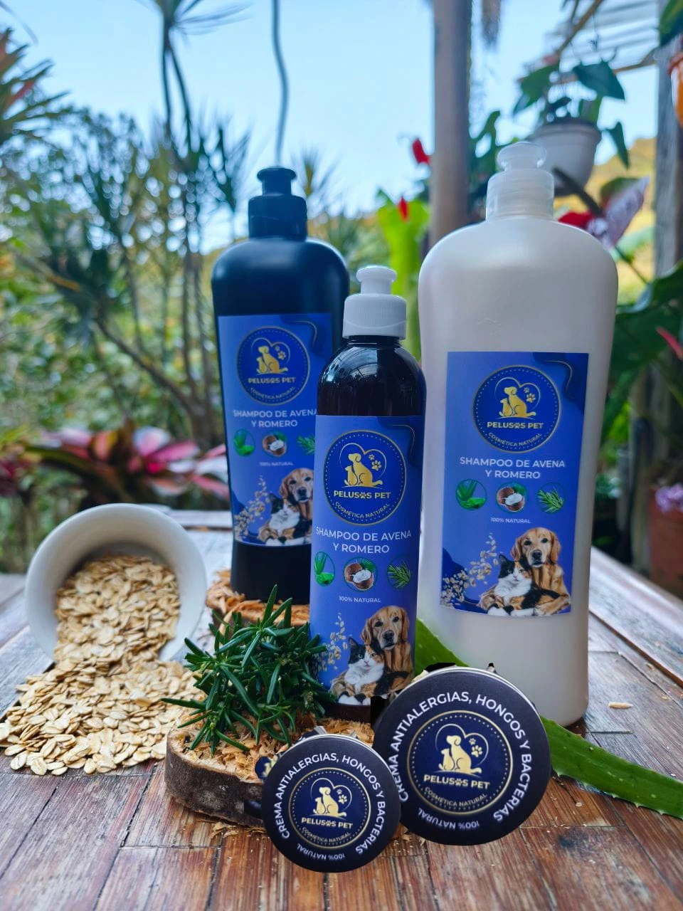 Peludos con piel sensible o problemas en su piel para restaurar y recuperar su piel.