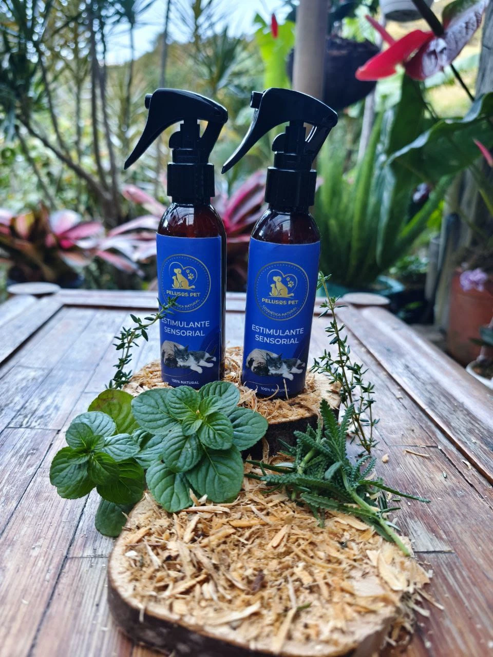 Estimulante sensorial con vitamina E para mascotas