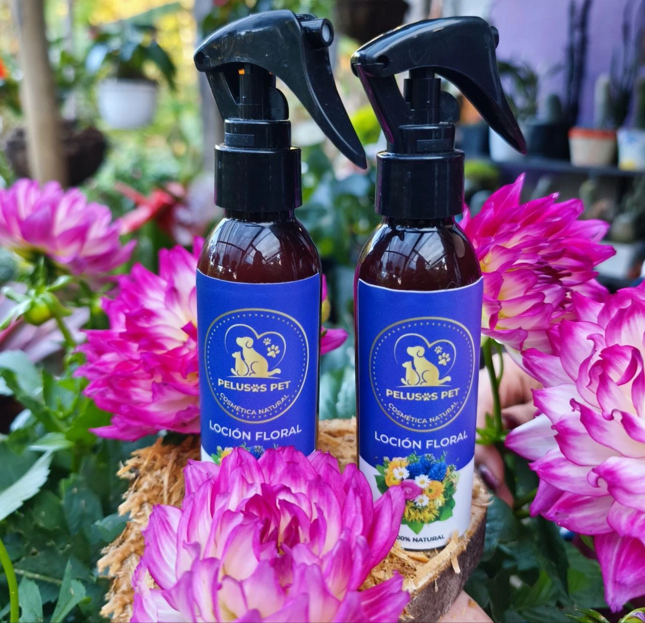 Lociones aromáticas con vitamina C para mascotas